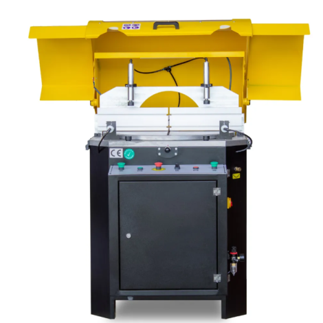 Półautomatyczna przecinarka tarczowa do cięcia profili PVC i aluminiowych Viber-System ALU 500 + stoły rolkowe 2 x 300cm Viber System kod: ALU500 - 5